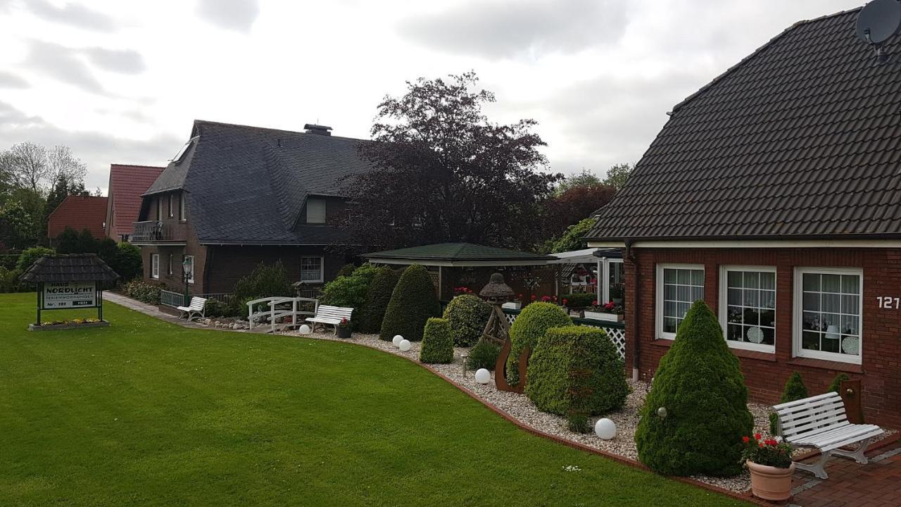 Hausnordlicht Fewo 1 Dornum Exterior foto